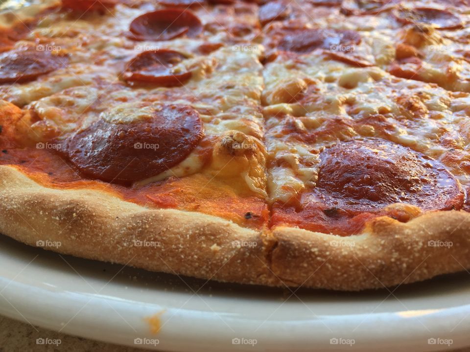 Pizza pepperoni in denmark