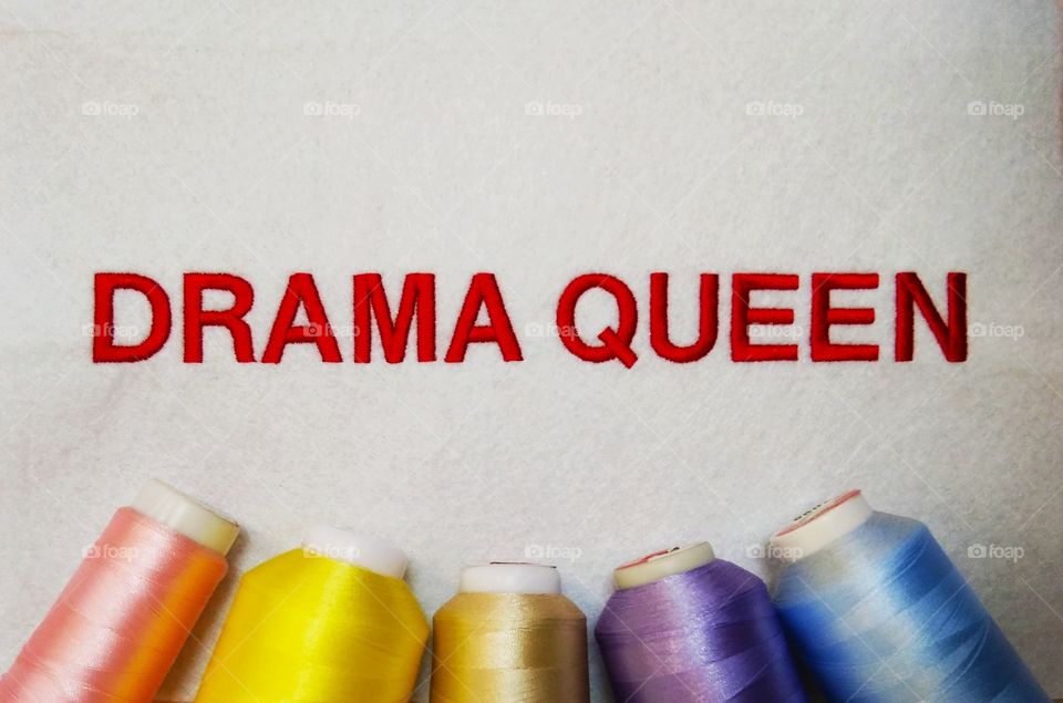 embroidery Drama queen