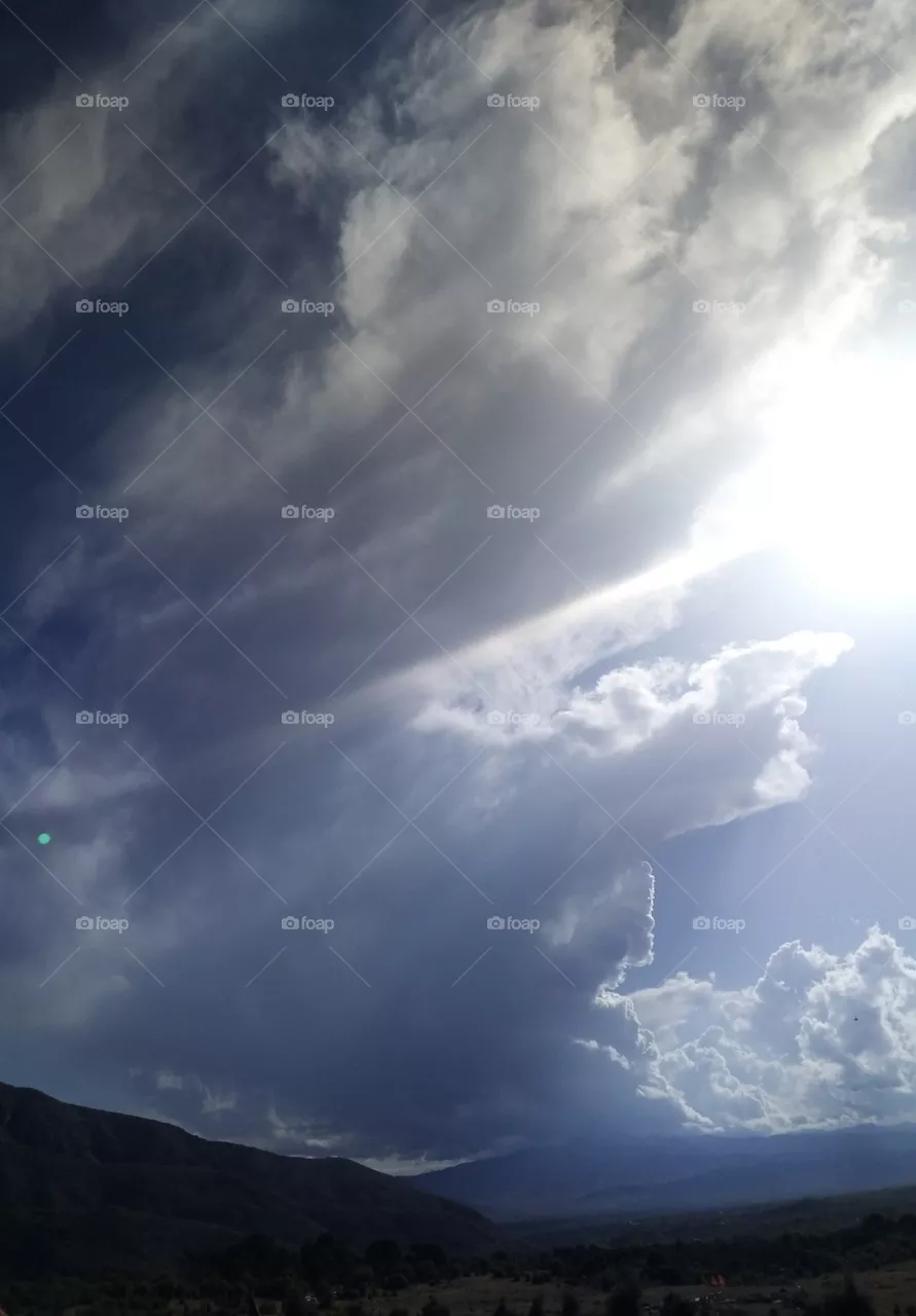 sun in cloud