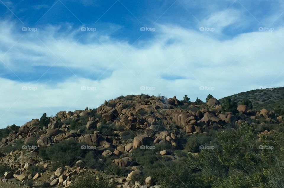 Rocky hills in Arizona