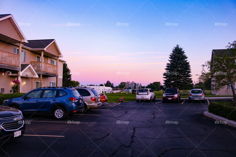 Sunset Parking Lot