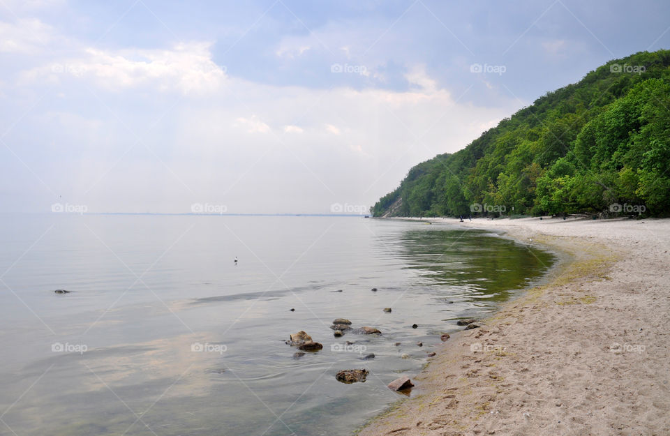 Baltic Sea view in Poland 