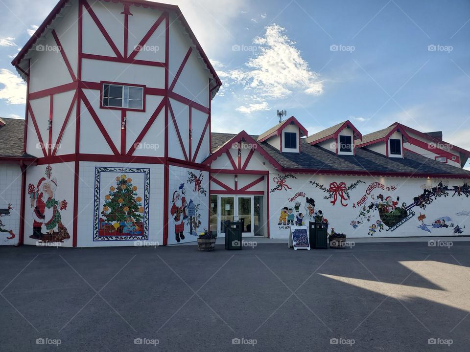 the Santa Claus House in North Pole Alaska.