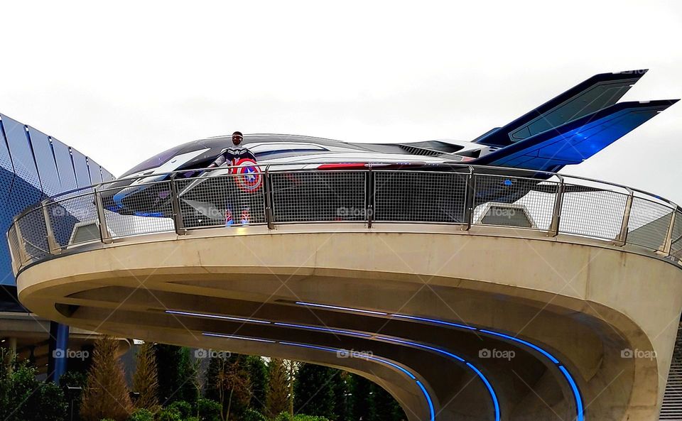 The captain awaits you for a true adventure in flight.