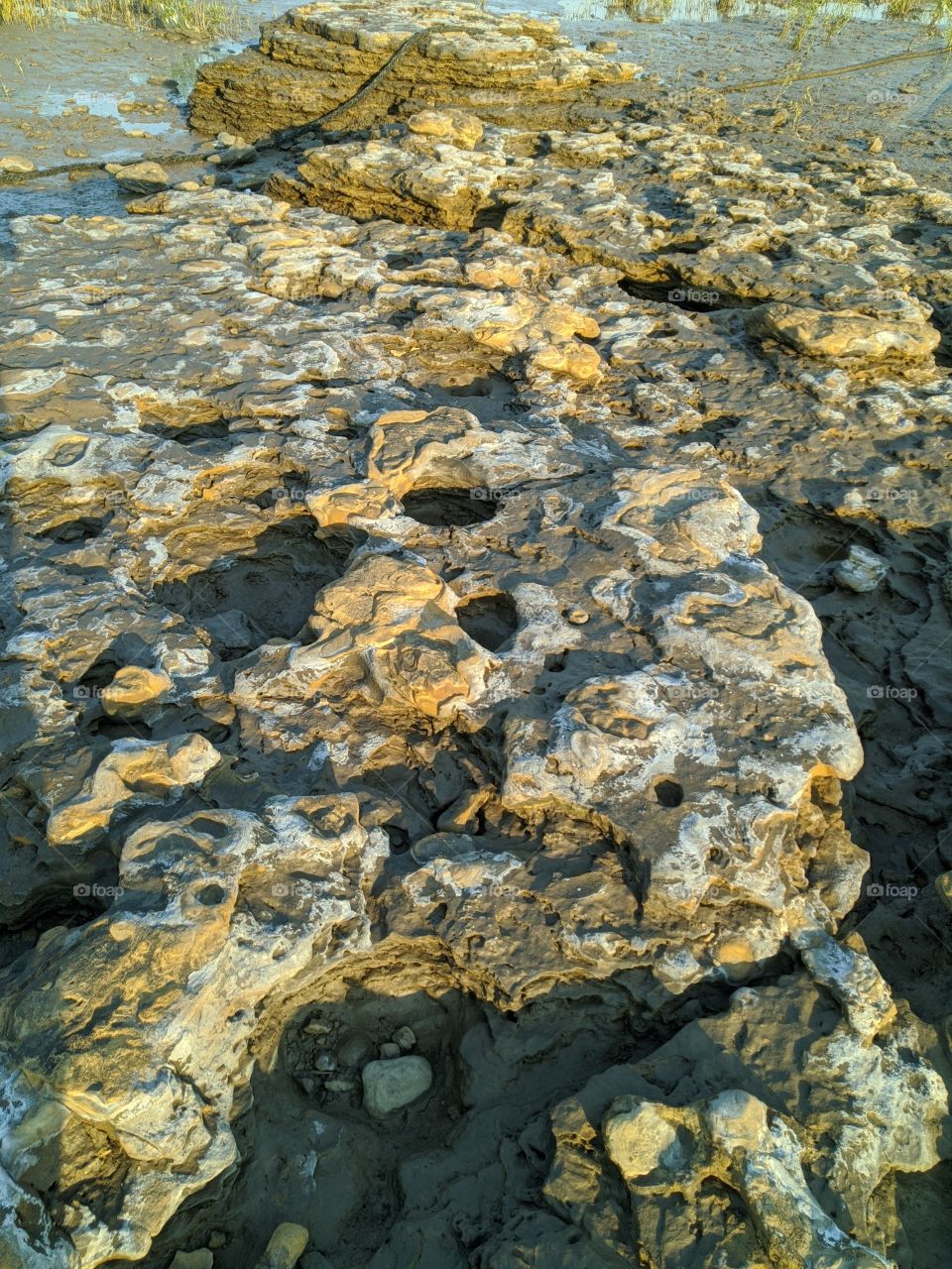 Rock on sea site
