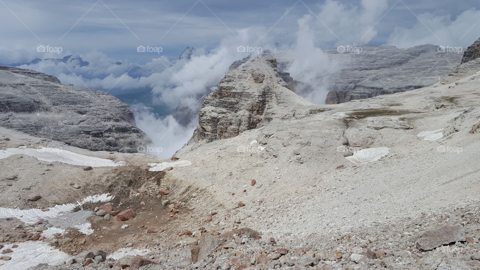 View of rock formation