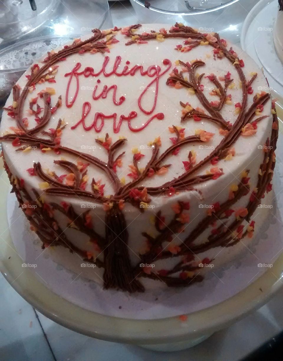 Falling in Love Cake