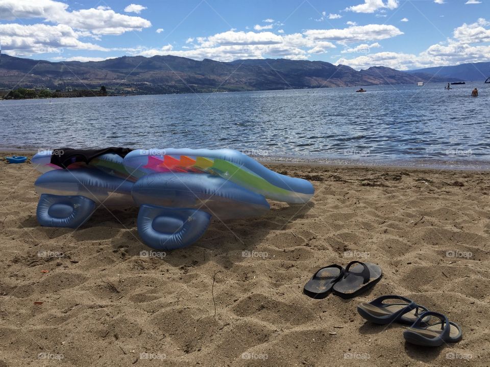 Day at the lake. Enjoying a glorious day at the lake