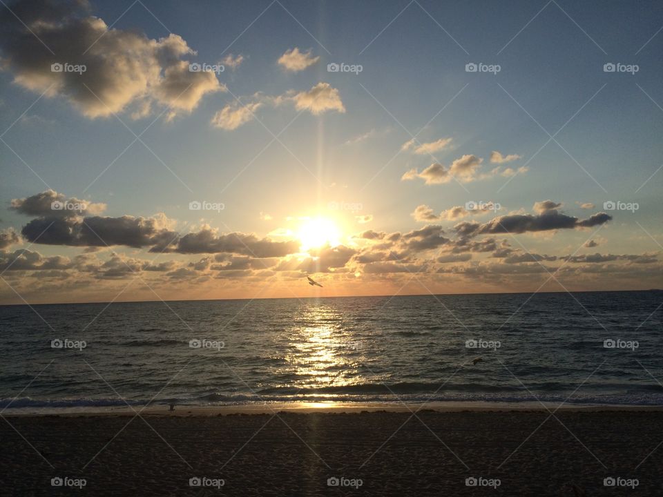 Sunrise in Palm Beach, Florida