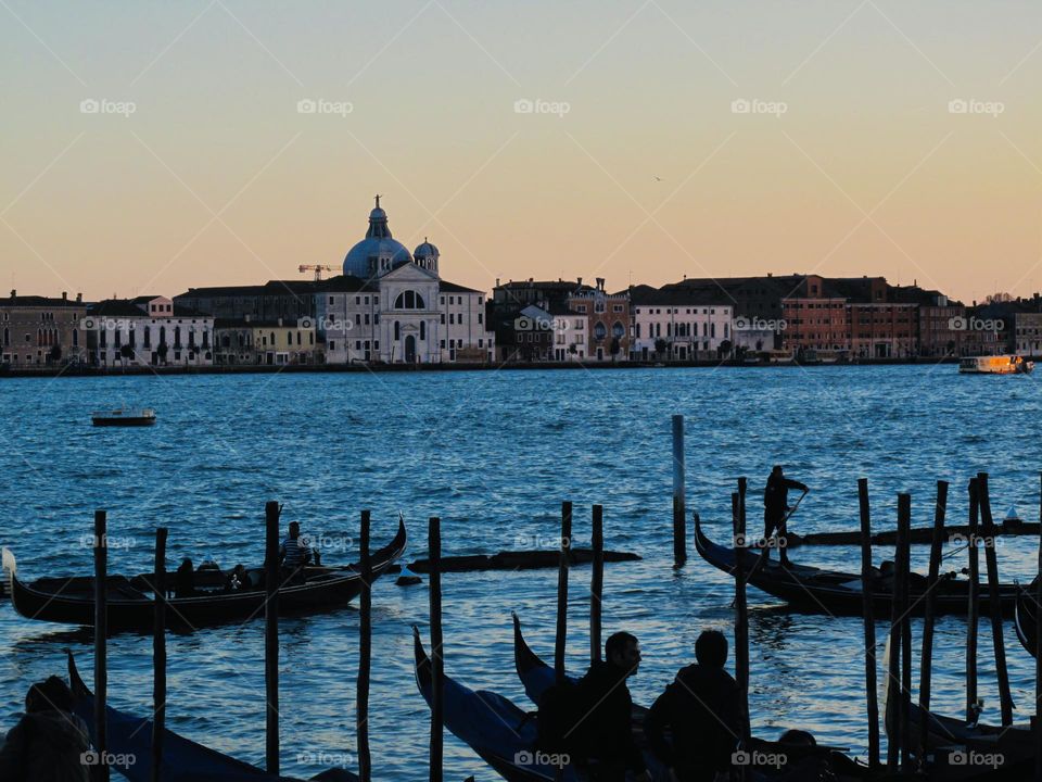 Sunset in Venice 