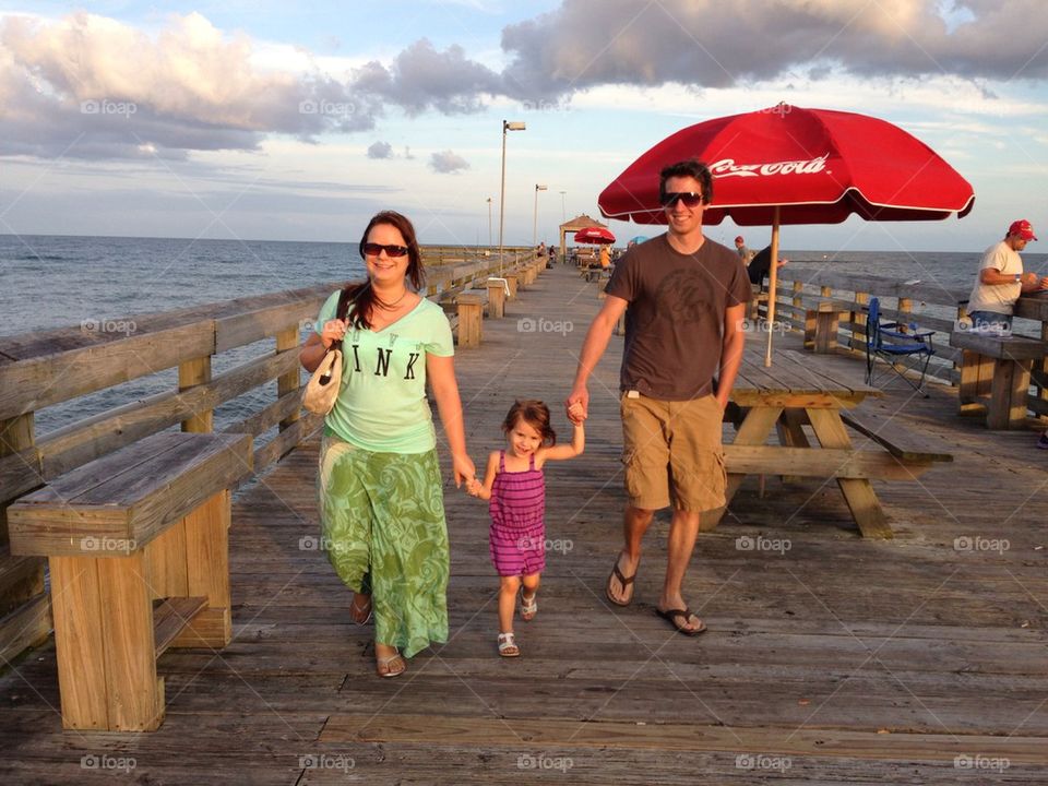 beach happy child family by Cheshirepoet