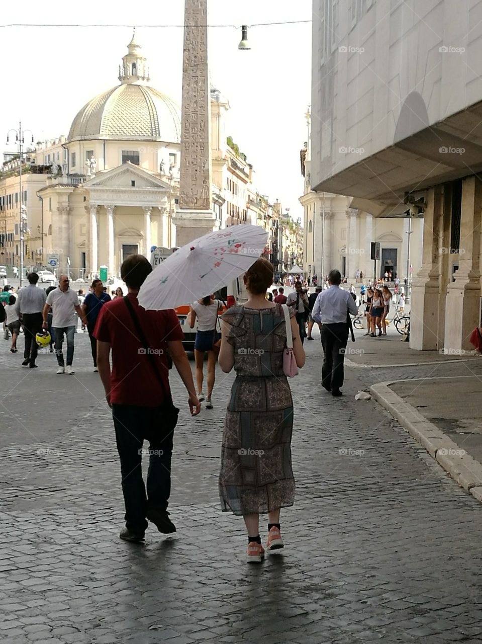 Promenade in Roma