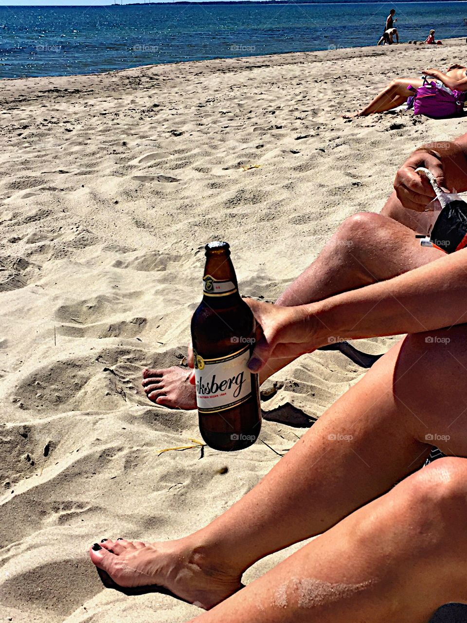 Have a beer on the beach! 