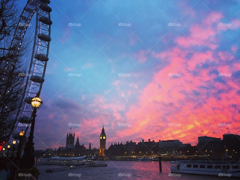 London sky