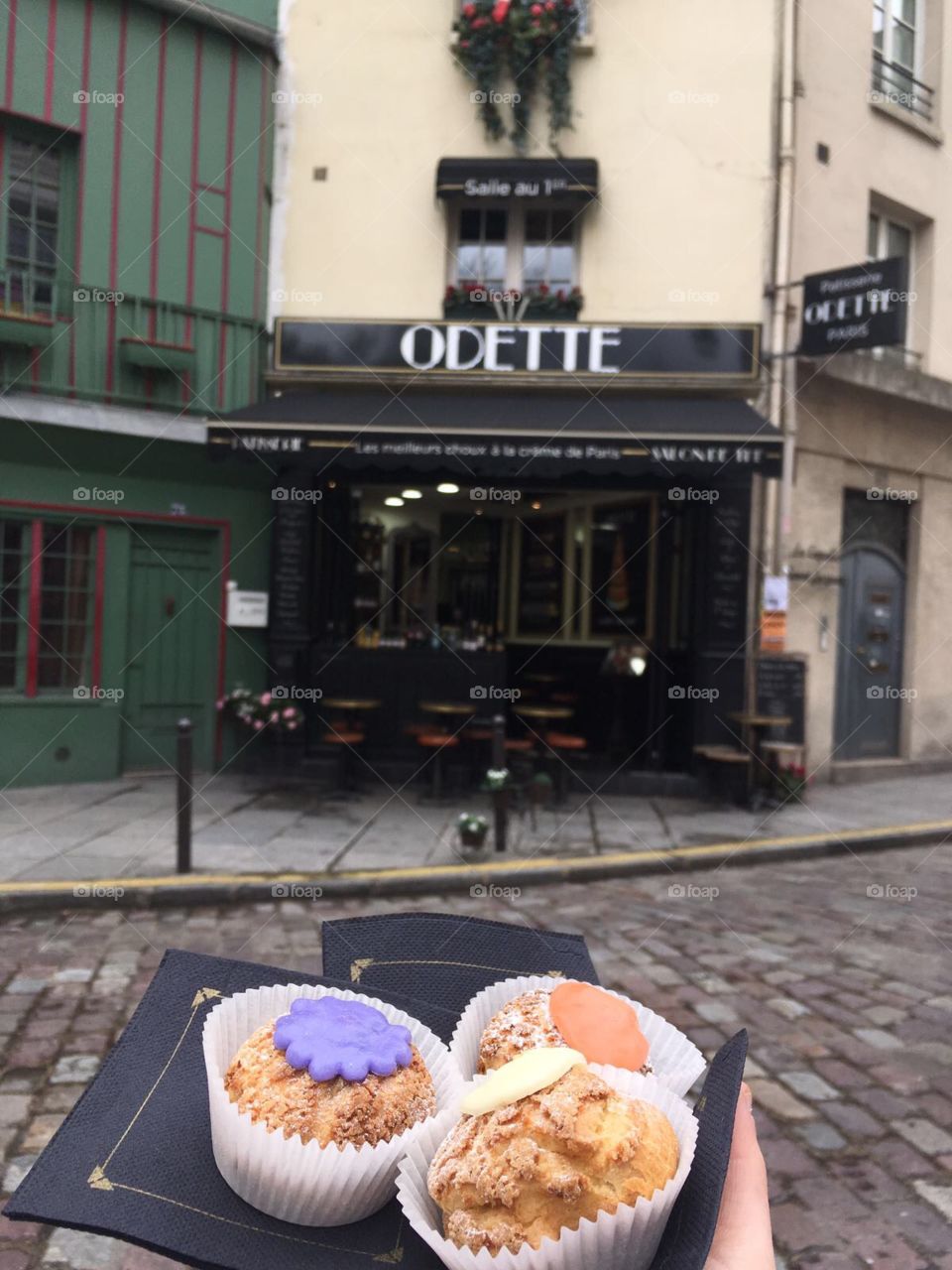 Pastries in Paris, France