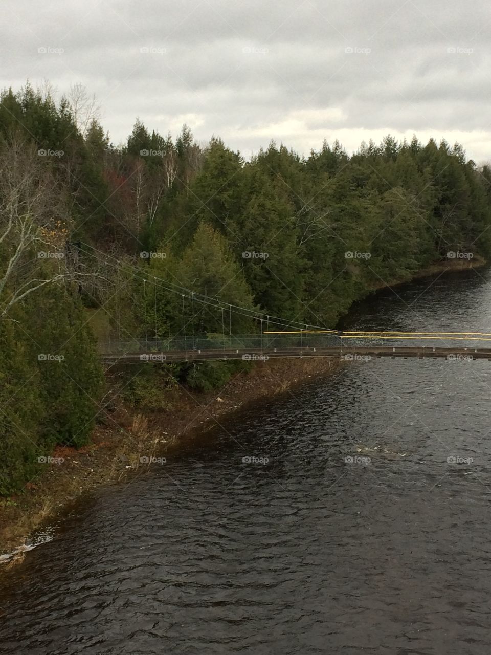 Bridge across a river 