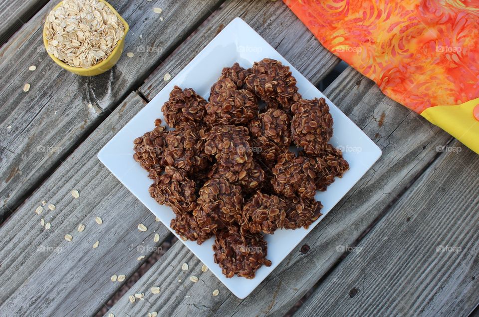 Chocolate No Bake Cookies 