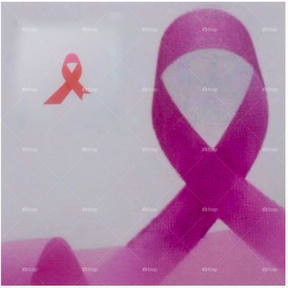 breast cancer awareness symbol emblem isolated on white Vector illustration