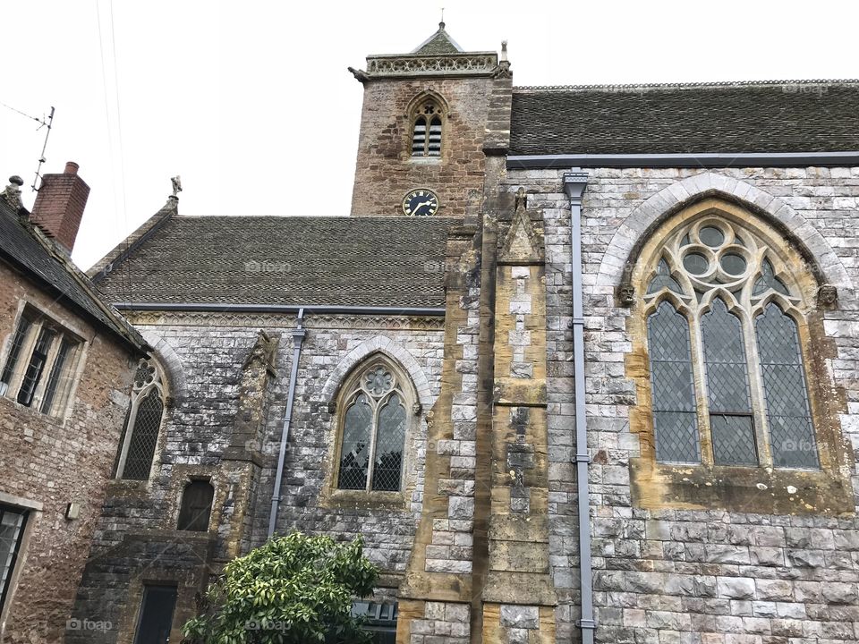 The local church of Otterton,from its prominent structure, you can sense that it was built with much toil.
