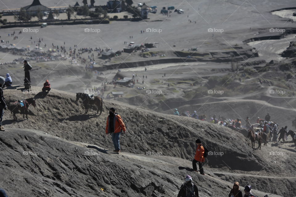 People, Snow, Vehicle, Action, Group