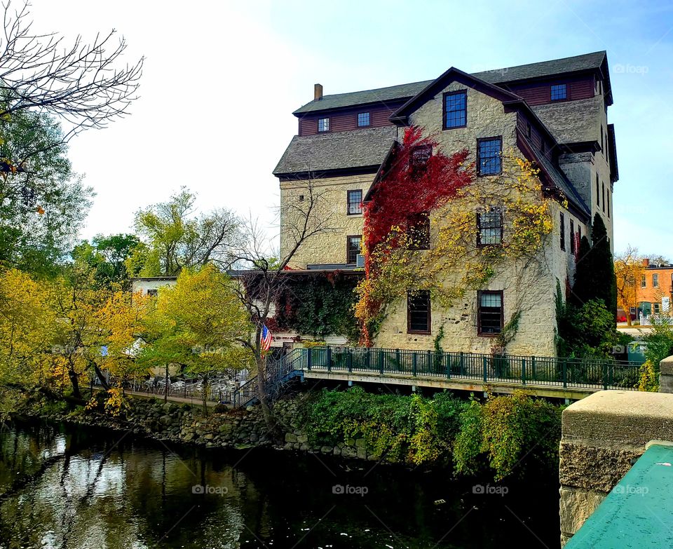 building in fall