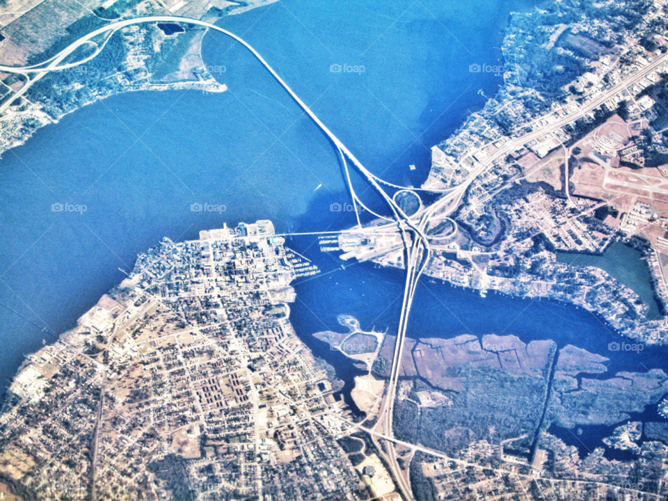 water plane bridge land by delvec