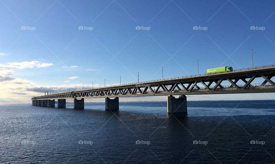 Öresund bridge, Sweden.