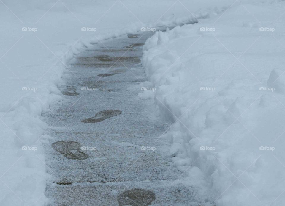 walk in the snow