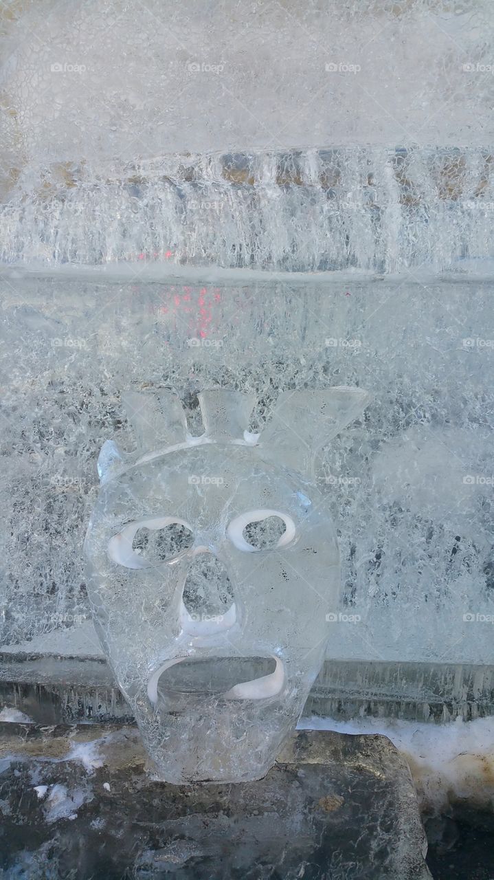 Ice Sculpture Mask