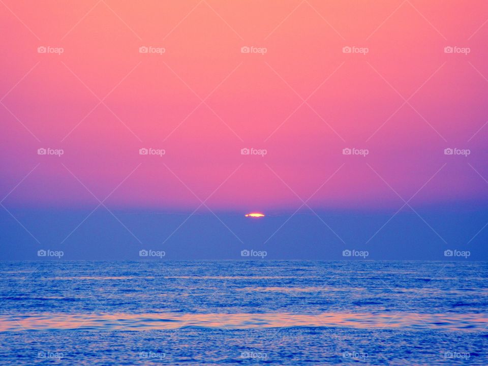 Dramatic sky during sunset