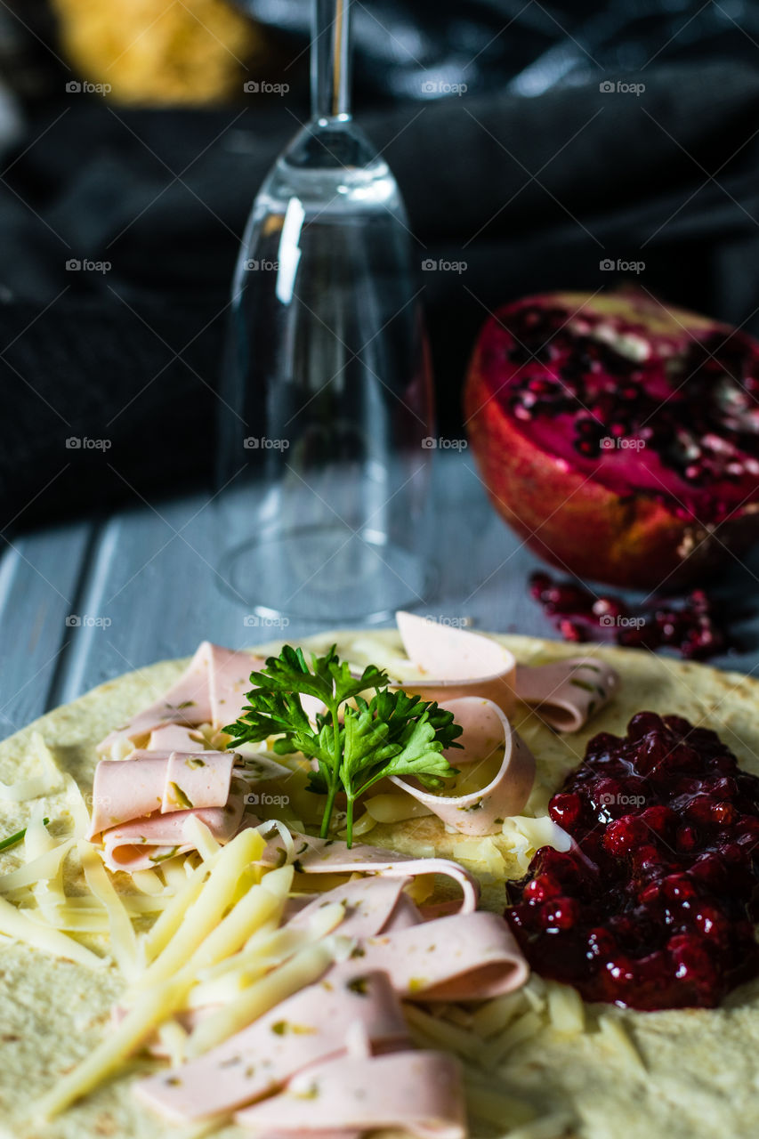 dark food photography