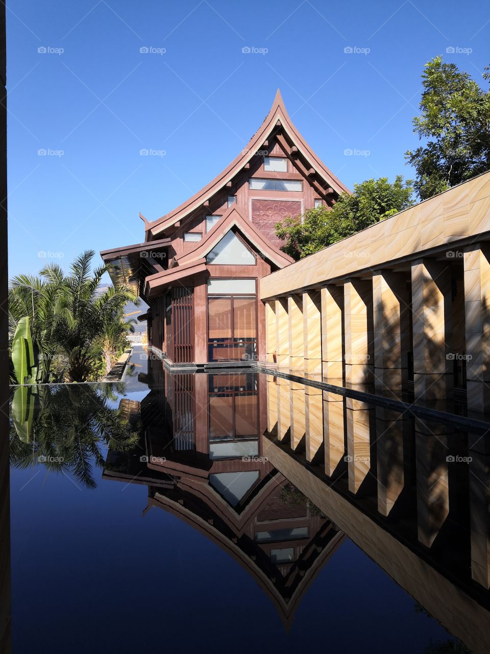 This is a collection of photos of tropical resort hotels