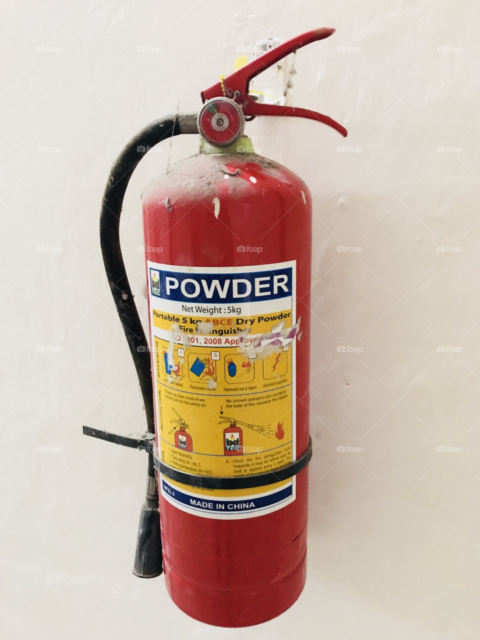 Powder Fire Extinguisher ! 