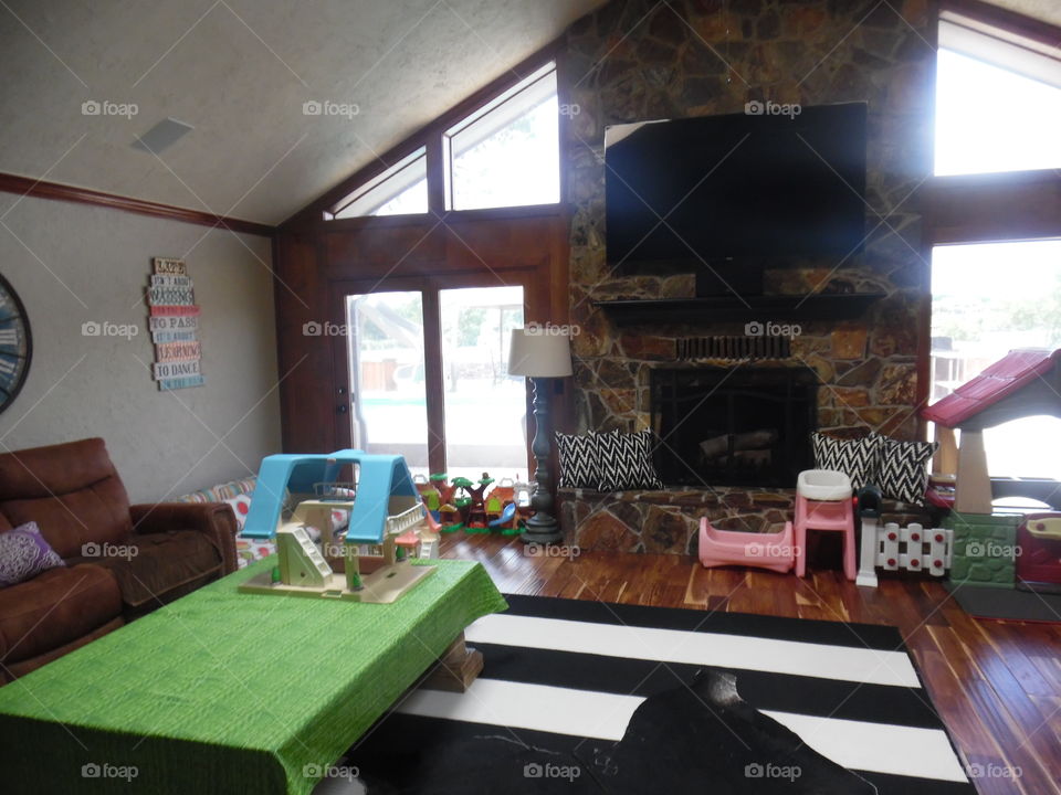 Inside the home at Lake Tanglewood