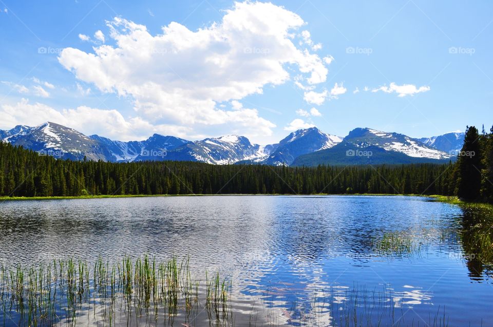 Lake at Rocky mountain national park, Colorado