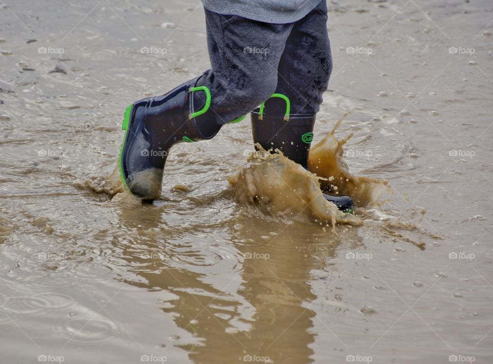 Puddle fun