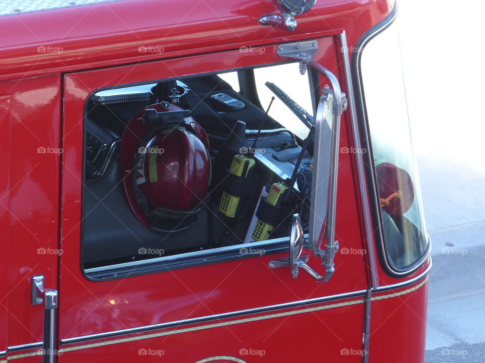 Fire truck interior 