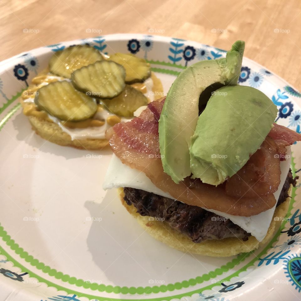 Keto friendly burger!