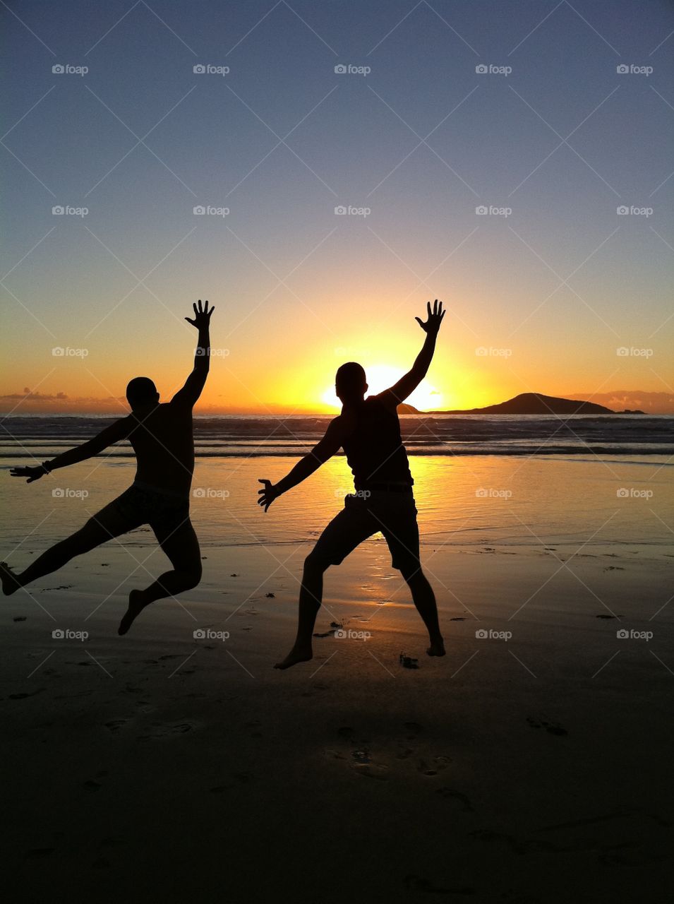 Fun on the beach in Australia 