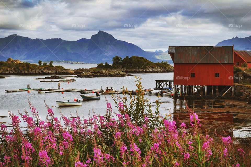 Guvåg village, Lofoten Islands 