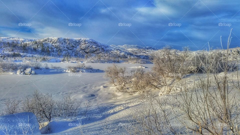 Winter in Tempelseter, Norway