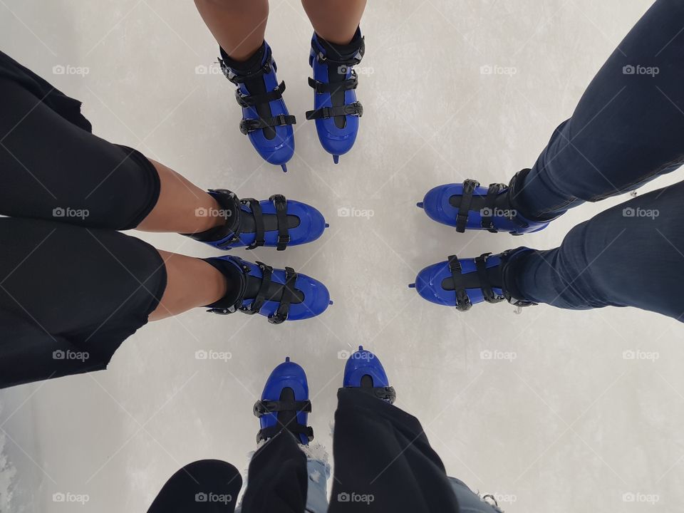 skating ice