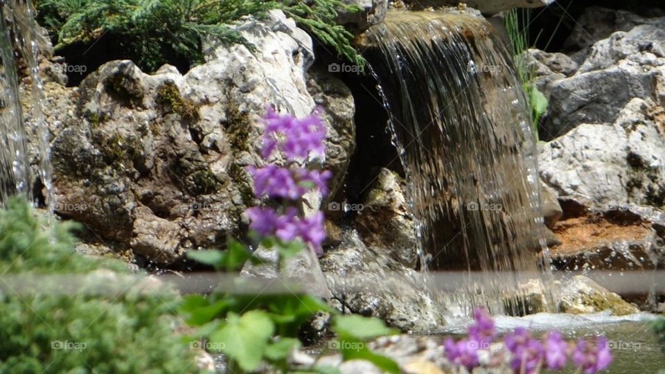 Waterfall in the park