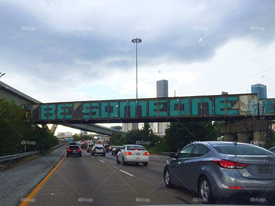 Locally famous Houston graffiti 
