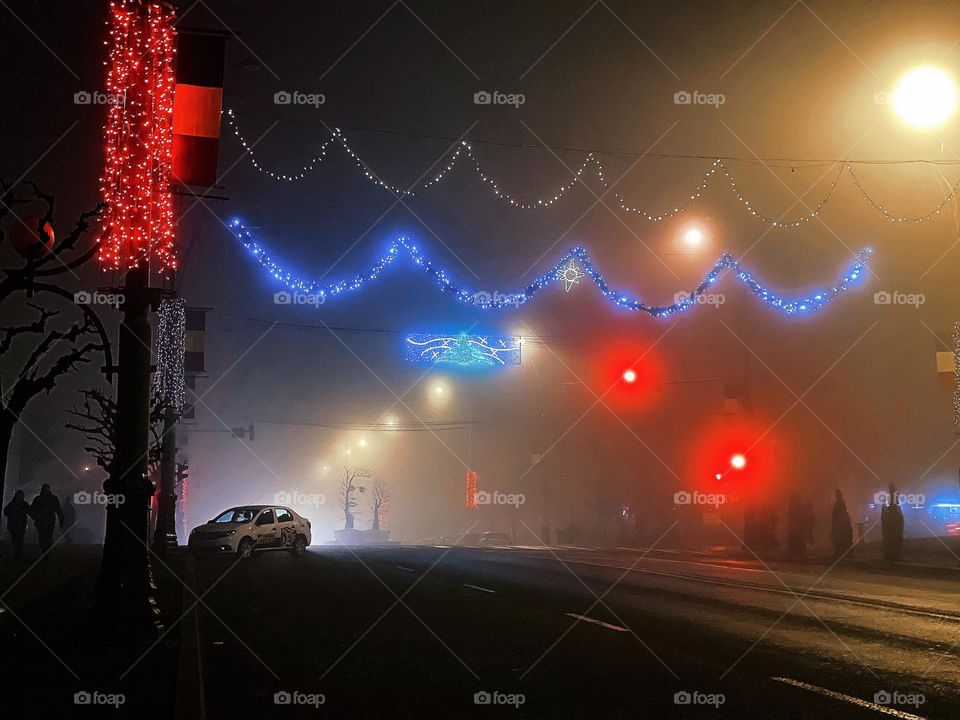 Foggy night 