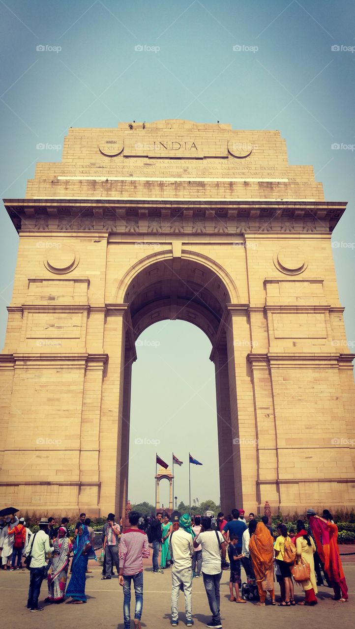 india gate, delhi, india