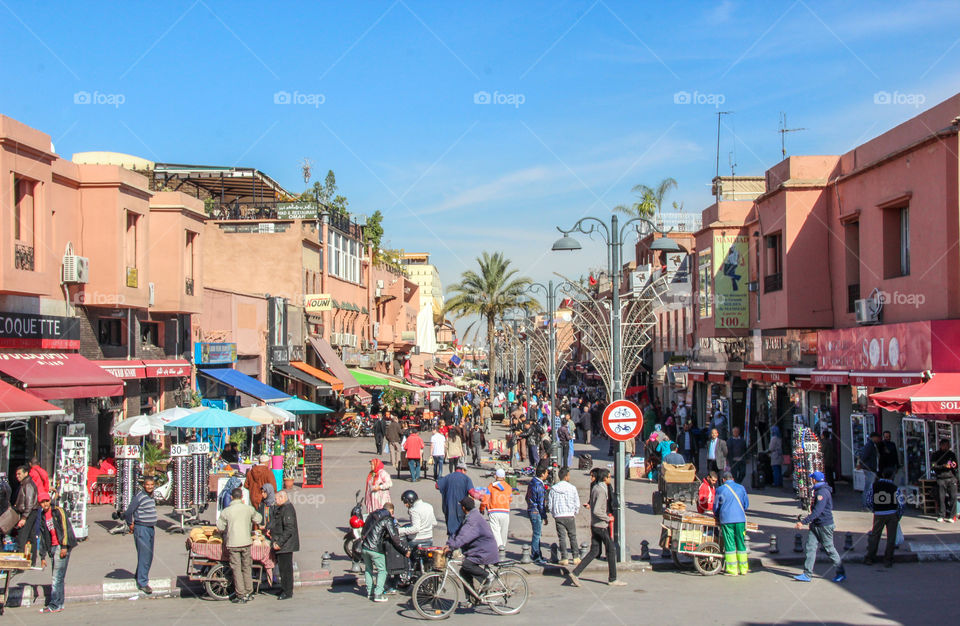 Moroccan street scene 