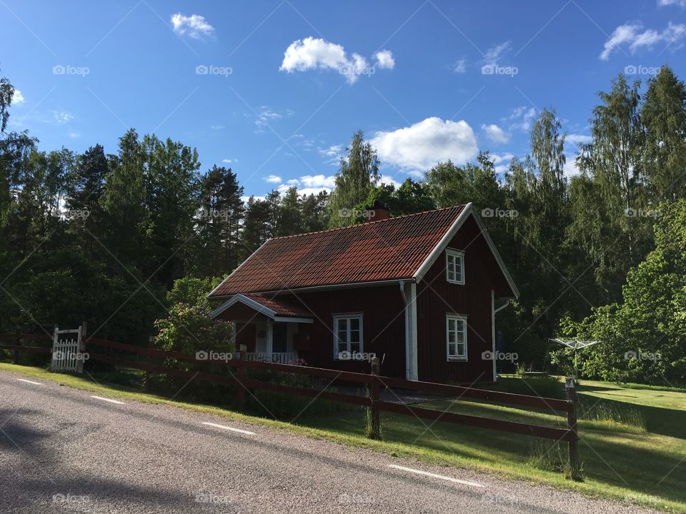 Wooden house, Kolmarden, Sweden