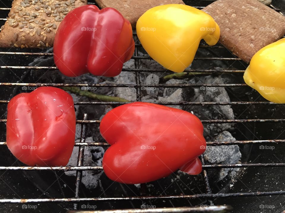 Grilling Bell Peppers