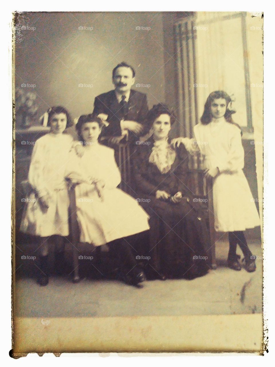 Foto de familia, 1907.